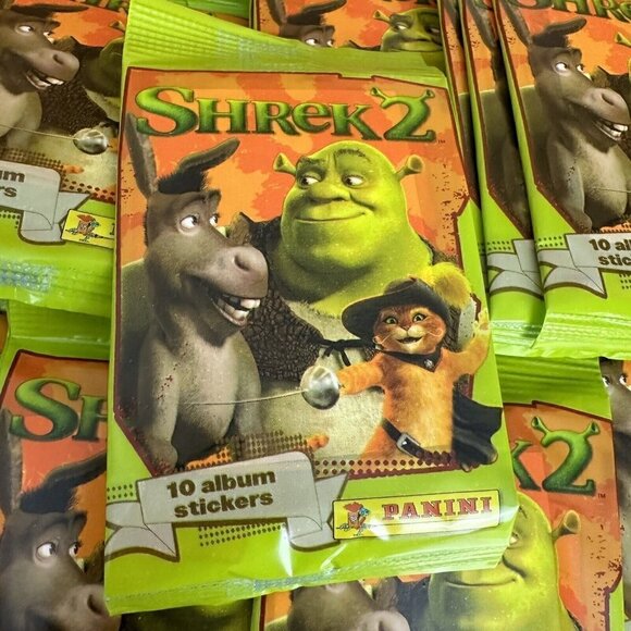 Panini Shrek 2 Sticker Album 48 Packs New Sealed - Picture 2 of 3